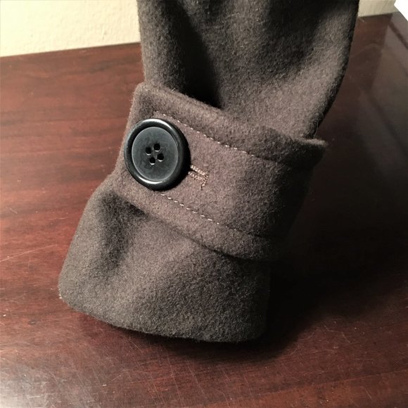 Bebe Double-Breasted Brown Jacket - Picture 5 of 7